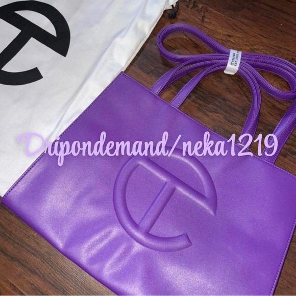 Telfar Handbags - Medium Grape Telfar Bag
